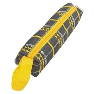 Trousse à rayure jaune - Gris – Image 1