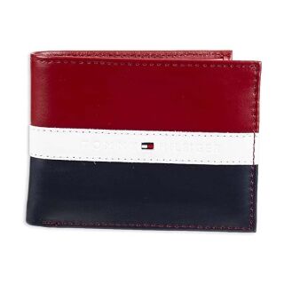 Portefeuille hommes Tommy Hilfiger Passcase - Rouge/Marine – Image 1