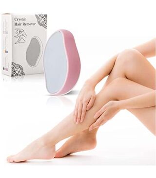 Effaceur de Poils Cristallin Indolore V2COM Pour Bras, Jambes et Dos - Rose – Image 1
