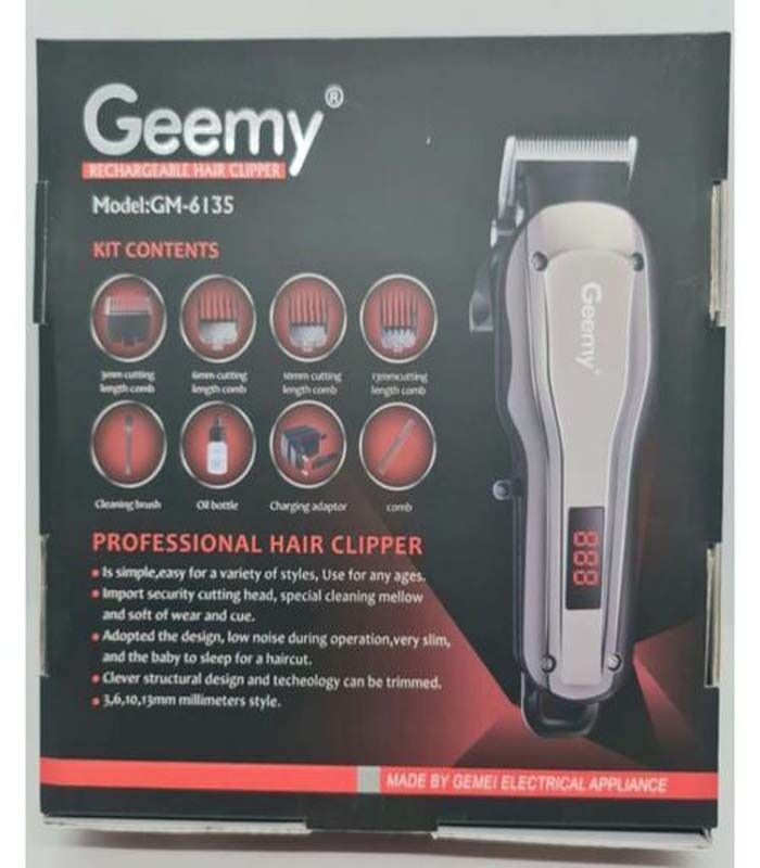 Tondeuse à cheveux rechargeable professionnelle GM-2600 – Image 1