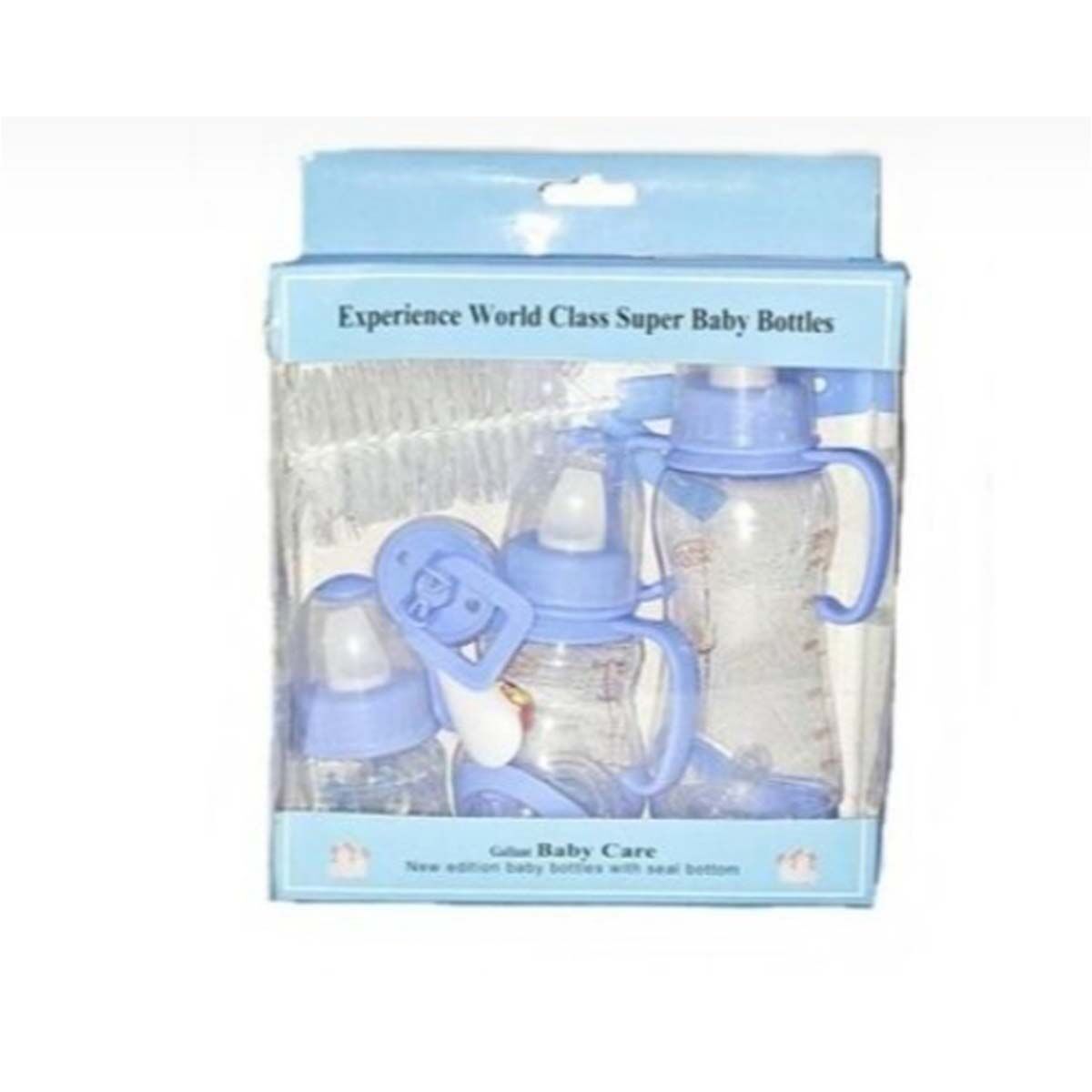 Ensemble trois biberons 260ml,150 ml, 60 ml,multicolore – Image 1