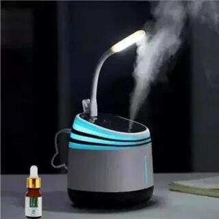 Humidificateur D'air Avec Ventilateur Et Lampe – Image 1