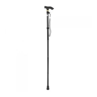 Canne De Support De Marche Télescopique + Torche – Image 1