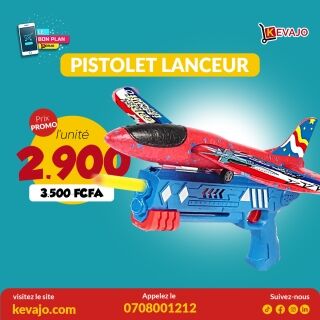 Pistolet Lanceur d'avion avec Planeurs en Mousse – Image 1