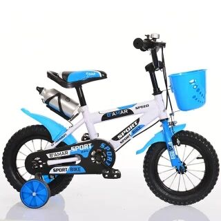 Vélo 12 pour enfants de 3 ans à 5ans - Multicolore/Bleu – Image 1