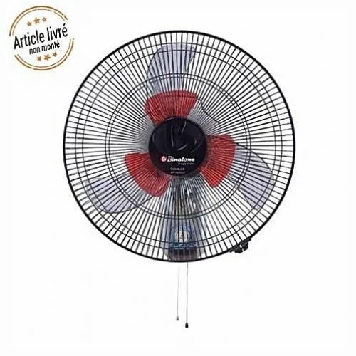 Ventilateur Mural 1600 Dlx – Noir – Image 1