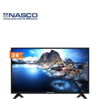 SLIM TV LED 24'' - Analogique - 2 HDMI- 2 USB - NAS-B24FB-A – Image 1