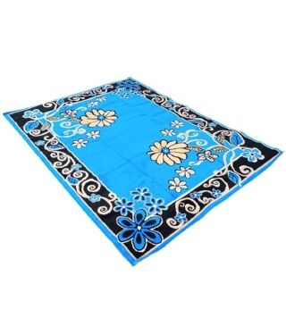 Tapis De Salon - 160-220 - Bleu/Noir – Image 1