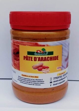Pâte d'arachide Naturelle 600g – Image 1