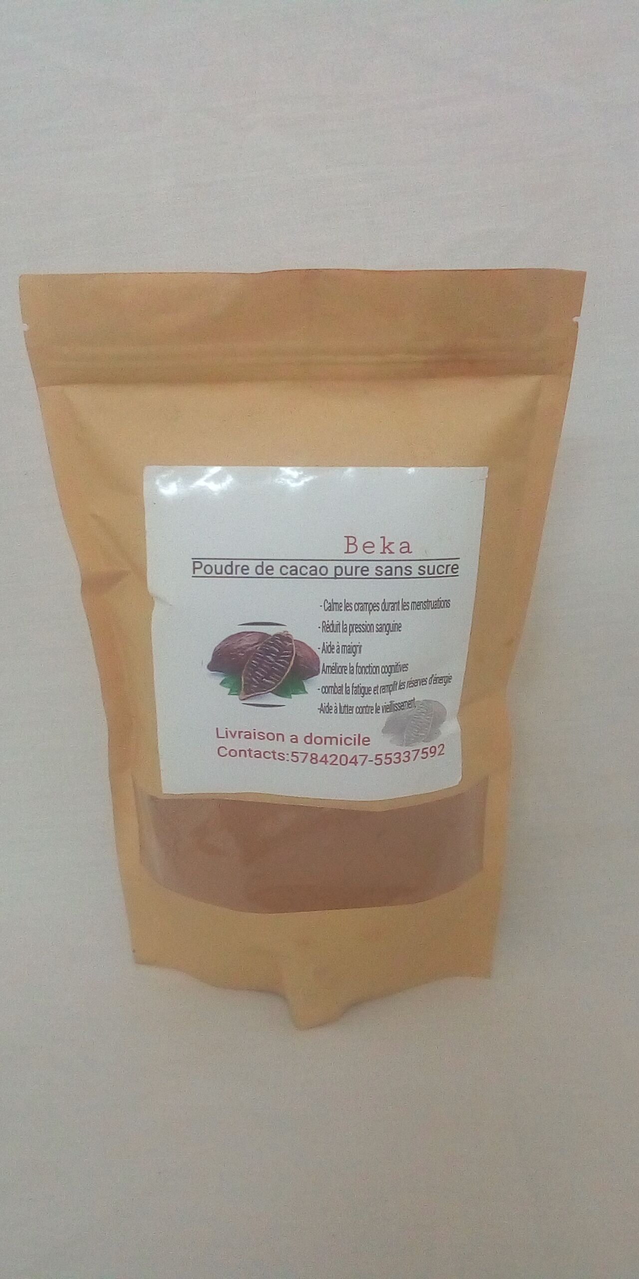Poudre de cacao brute - 1 Kg – Image 1