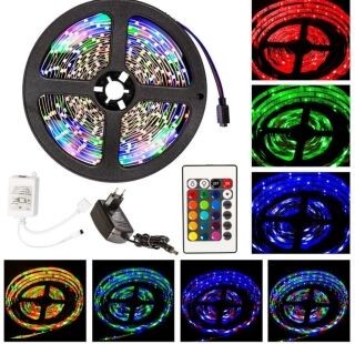 Bande Lumineuse LED Télécommandée Flexible - 5M – Image 1