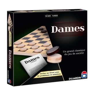 Jeu dame Grand Classique - Série Noire +6ans – Image 1