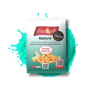 Anacadi Noix de cajou saveur naturelle - Apero Snacks 80g – Image 1