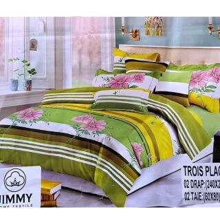 Draps Et Taies D'oreillers Trois Places – Image 1