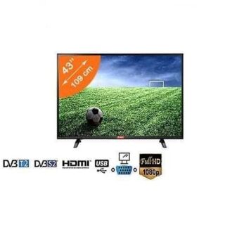 Smart Technologie TV LED - 43" - HDMI - 2 USB - Noir – Image 1