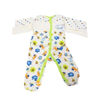 Kit 3 Grenouillères - De 3 mois pour bébé - Multicolore/Bleu – Image 1