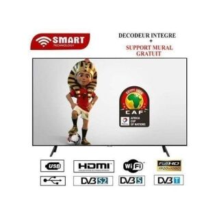 TV LED - 32 Pouces - Full HD - Décodeur Intégré - Noir - Garantie 12 Mois – Image 1