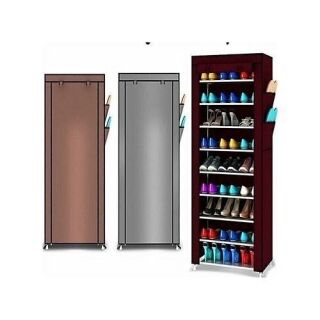 Armoire à Chaussures Battants Avec Housse – Image 1