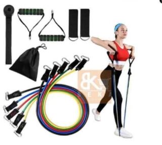 Bande De Résistance En Latex, élastique Corde Gym, Fitness Corde Yoga – Image 1