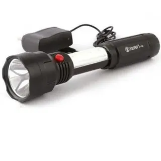 Torche Led Flash Rechargeable - Noir – Image 1