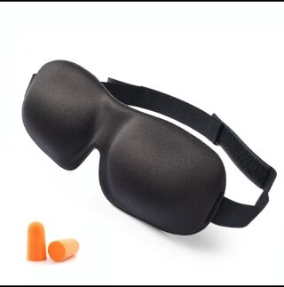 Masque Sommeil 3D & Bouchons d'oreilles 1pcs – Image 1