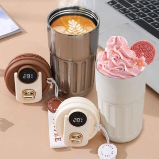 Tasse à café en acier inoxydable avec affichage intelligent de la température 450ml – Image 1
