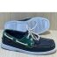 Chaussures Baladeuse En Cuir Pour Enfant - Noir/Vert