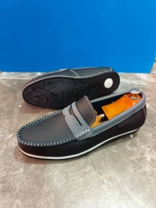 Souliers mocassin homme - Marron, Noir, Bleu – Image 1