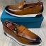 Mocassins Baladeuse En Cuir Pour Homme - Marron