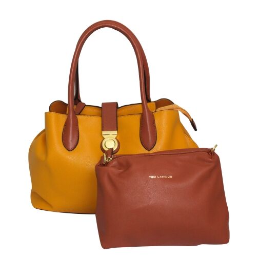 Sac à main Ted Lapidus - Jaune/Or – Image 1