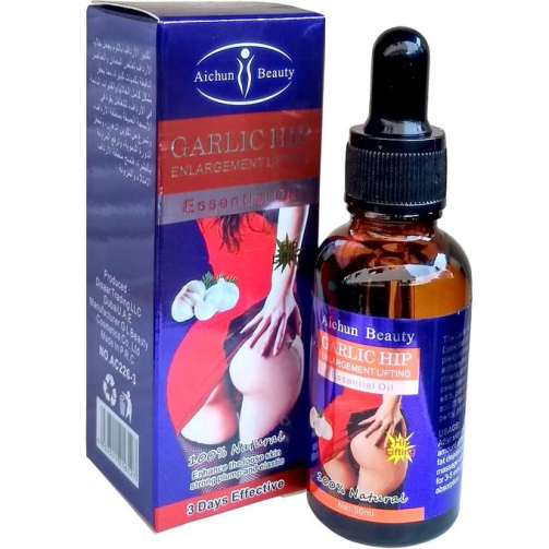 Huile essentiel Garlic hip pour regalber les fesses – Image 1