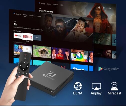 Android TV Box 4K Ultra-HD, décodeur Smart TV RL Z1 – Image 1