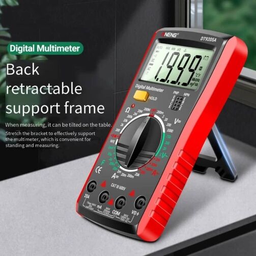 Multimètre numérique professionnel True RMS, testeur de courant – Image 1