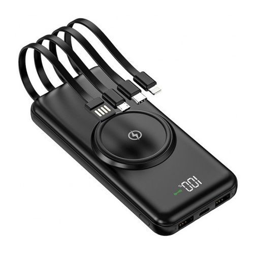 Power Bank 20000 mAh Avec Induction 4 Câbles – Image 1