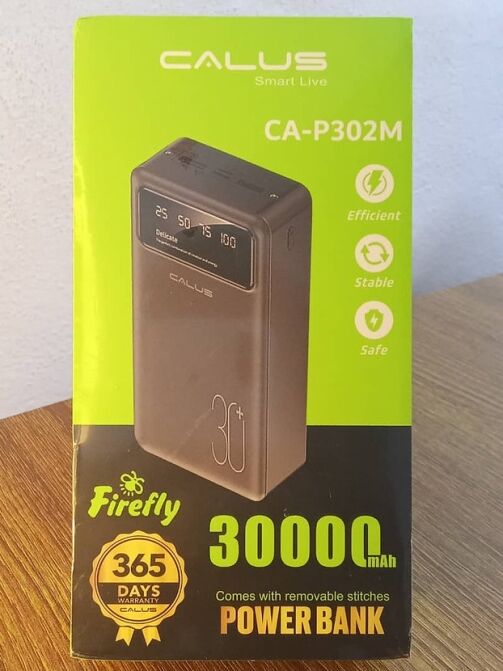 Banque d'alimentation 30000mAh Noir/ CALUS – Image 1