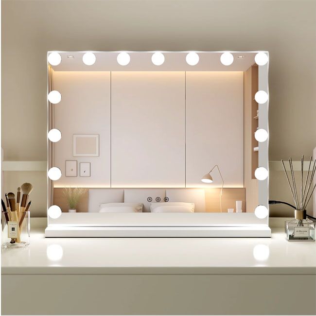 Miroir Maquillage Lumineux Hollywood – Image 1
