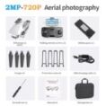E59 Mini Drone 4K HD Caméra Professionnel Photographie Aérienne 360 Degrés WIFI Transmission En Temps Réel Quadcopter – Image 4