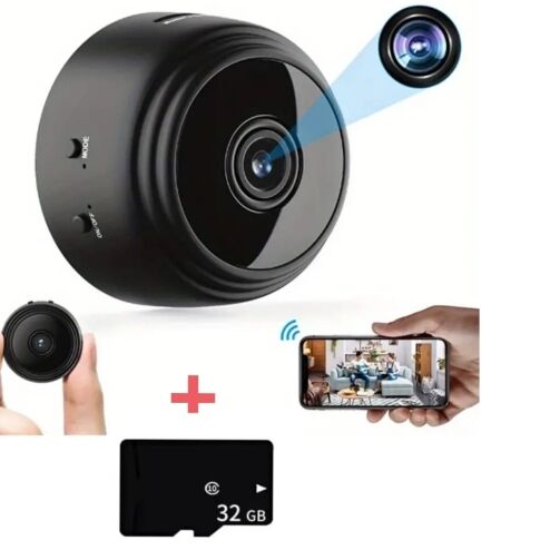 Mini Caméra Cachée Sans Fil Ip Wifi Pour La Sécurité à Distance – Image 1