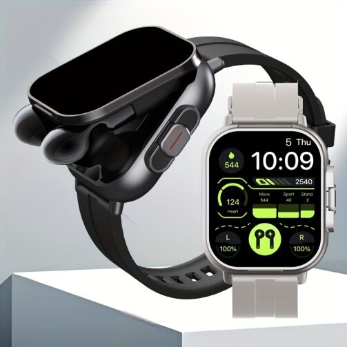 -40% Montre connectée + écouteurs Android et Iphone – Image 1