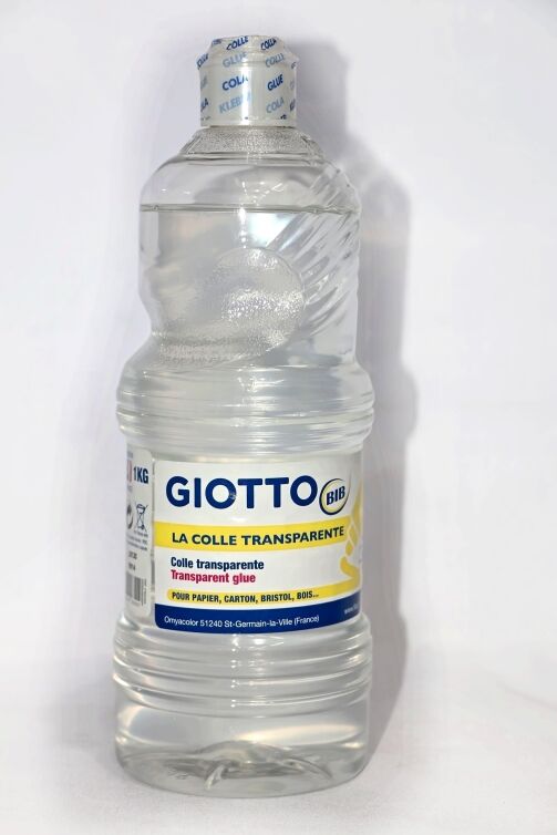 Colle Transparente BIB flacon de 1Kg GIOTTO – Image 1