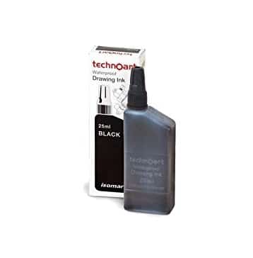 Cartouche d'encre TECHNO-ART pour dessin - Noir – Image 1