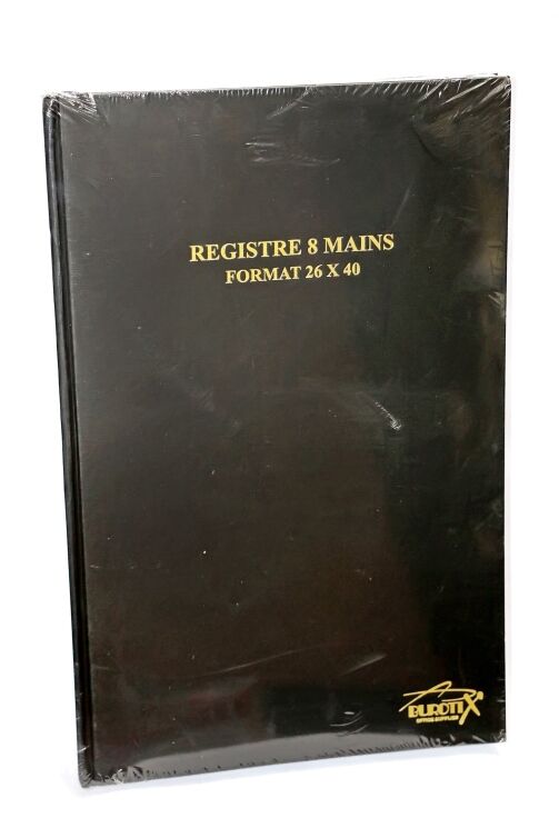 Registre quadrille 8 mains format 26 x 40 – Image 1