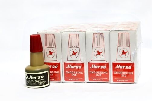 Encre Tampon Encreur Rouge - Paquet de 12 – Image 1