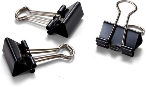 Pinces à Reliure Binder Clip 19 mm - Boîte de 48 – Image 1