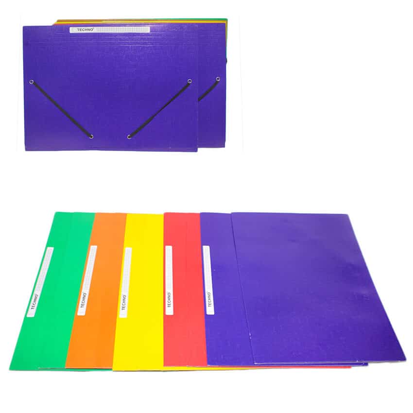 Chemises 3 Rabats + Élastique carboné TECHNO - Paquet de 10 – Image 1