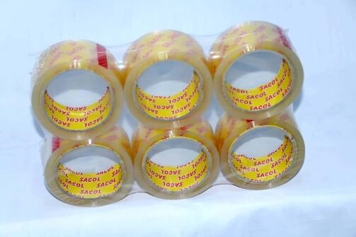 Scotch Transparent - 66m - SACOL - Paquet de 6 – Image 1