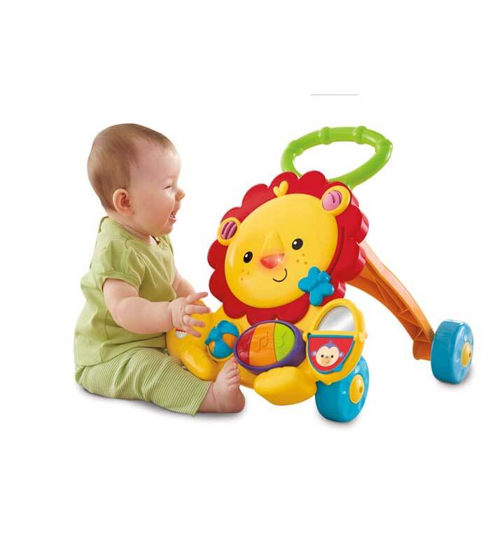 Marche bébé Trotteur Musical motif Lion – Image 1