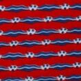 Pagne Africain Mari Capable - 100% coton 6 Yards - Rouge/Bleu – Image 2