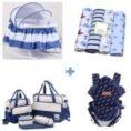 Kit 4 pièces - Couffin bébé + Sac à langer + Kangourou + 4 Draps