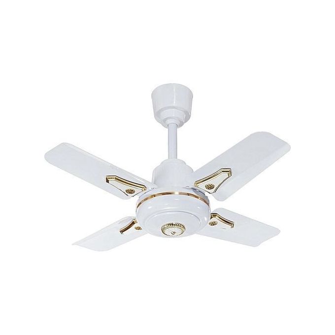 Ventilateur de plafond - 4 Hélices - Métro - Blanc – Image 1